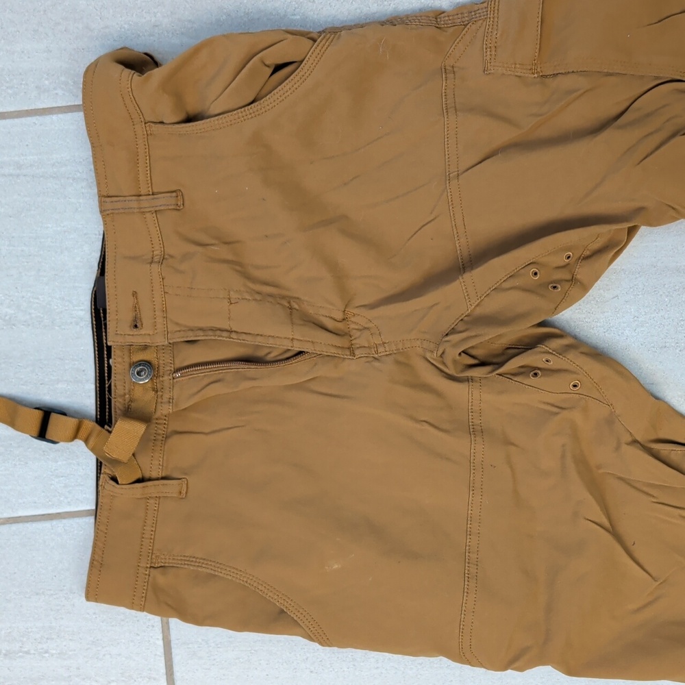 Prana Zion Gold/Brown Straight Fit Pants
